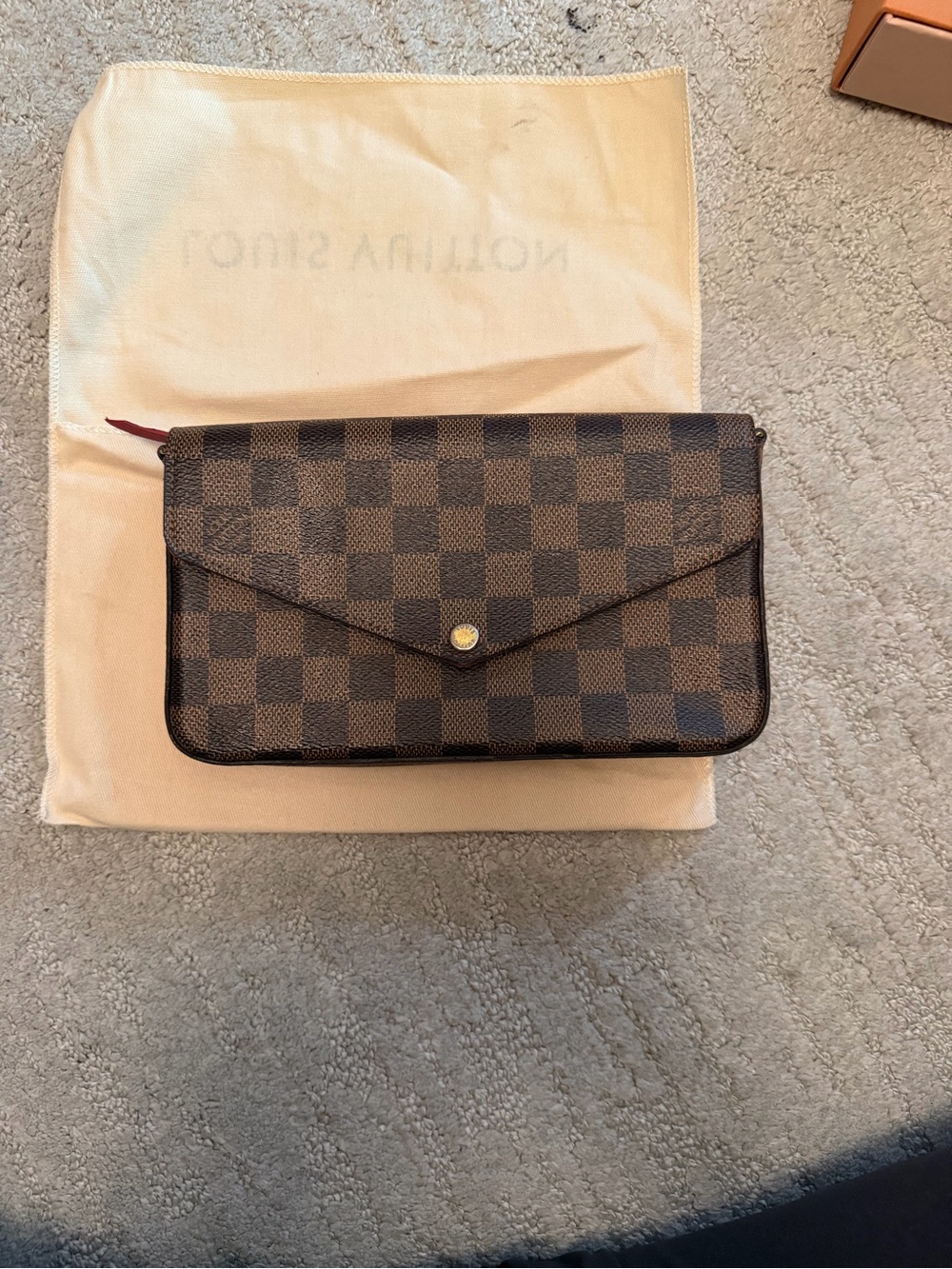 Louis Vuitton Brown Check Damier Envelope Crossbody